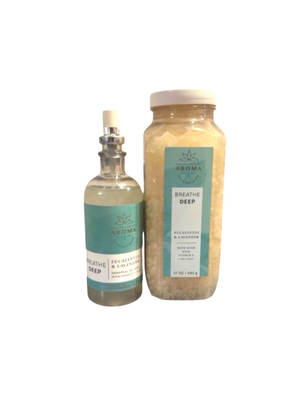 Aromatherapy Breathe Deep Eucalyptus and Lavender Set